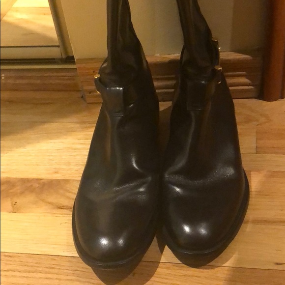 Tory Burch black riding boot